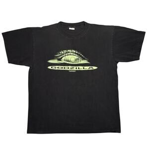 GODZILLA 1998 Toho Design Graphic Vintage 90s USA Cronies Cotton T-Shirt Mens XL